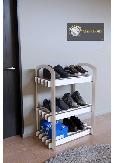 Abzer Home Ayakkabılık Beyaz