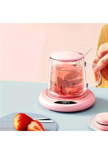 Willowhaven Pembe Akıllı Elektrikli Su Isıtıcısı Ve Kahve Fincanı Isıtıcı 3 Hızlı Usb Şarj Seyahat Kamp