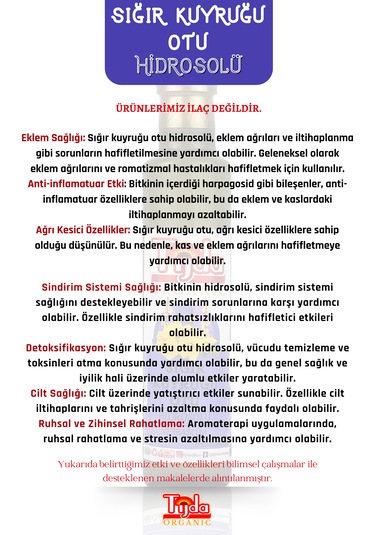 Sığır Kuyruğu Otu Verbascum Hidrosolü 250 Ml