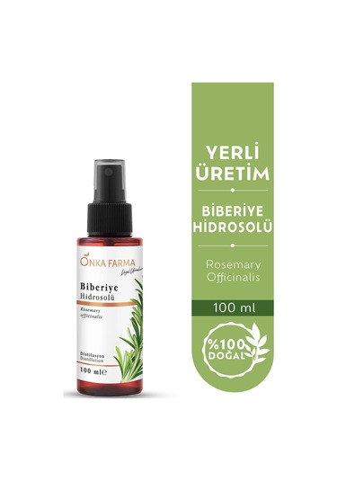 Onka Farma Biberiye Suyu Güçlendirici Saç Toniği Hidrosolü 100 ML
