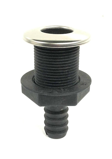 Krom Flanşlı Sintine Çıkışı. Tekne Ve Karavan Su Çıkışı. 1.1/2"