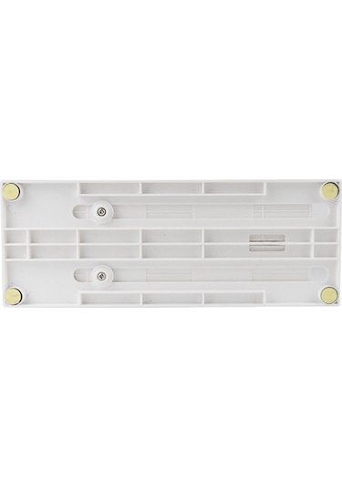 Yaozixa Çekme-tuşma Tipi Beyaz Pp Mutfak Baharat Rafı, İki Satırlı, Kolay Erişim, Alan Tasarrufu, Çeşitli Baharatları Saklama Beyaz