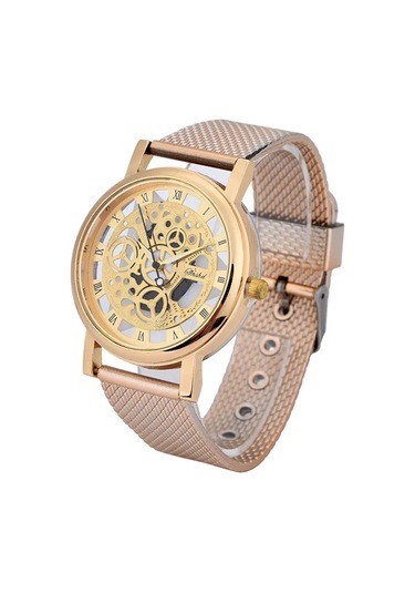 Saatler Bilezik Kuvars Saatler Manyetik Saat Bayan Spor Elbise Pembe Kadran Kol Saati Diğer