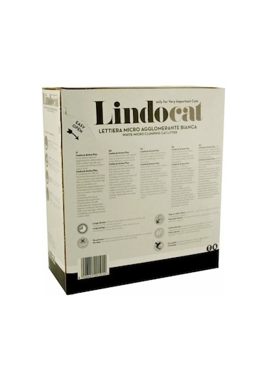 Lindo Cat Premium Aktif Plus Karbonlu Topaklaşan İnce Taneli Kedi Kumu 6 L