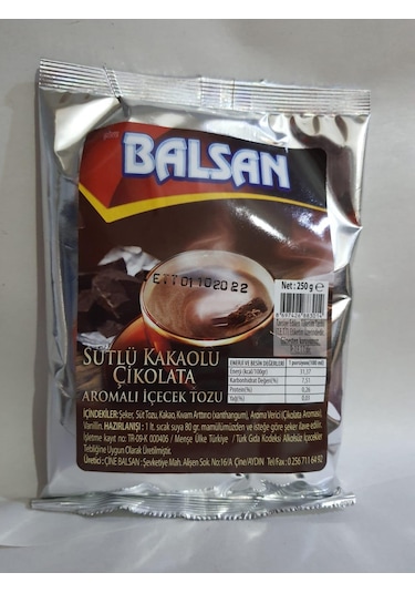Balsan Toz Sütlü Kakao Sıcak İçecek 250 G