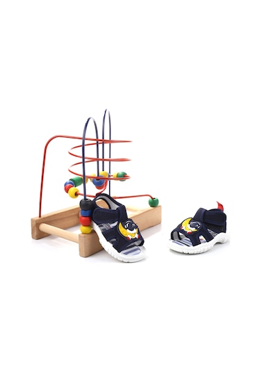 Gezer Kids 00202 Günlük Erkek Bebek Çocuk Sandalet Siyah