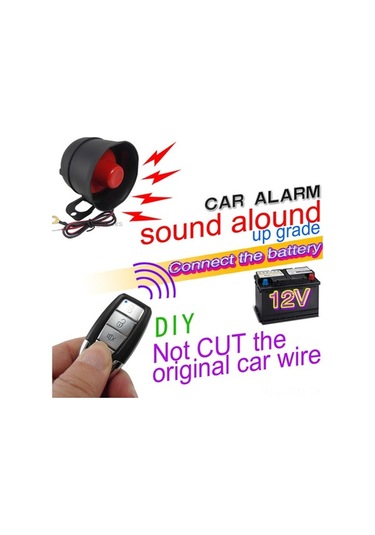 Dancemonkey Genel Araç Alarm Sistemi - 125db Ses, 7 Seviye Duyarlılık, 2 Kumandalı