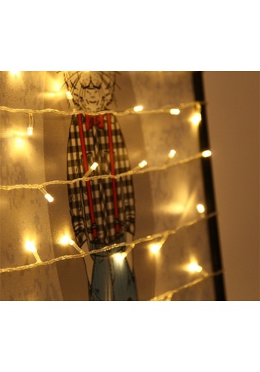 İp Led Işık 10 Metre 8 Modlu Animasyonlu Fişli Şeffaf Kablolu Per