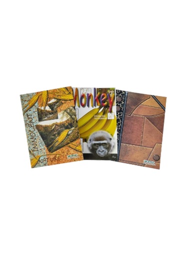 Defter 144 Dikişli Karton Kapak A4 Defter . 3 Adet