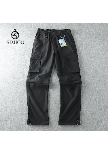 Erkek İnce Düz Paça Günlük Pantolon Siyah Siyah