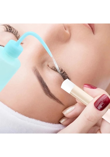 Kirpik Uzatma Temizleme Şişesi Göz Lashes Temiz Fırça Seti Kaş Cilt Bakımı 1 Bottle 1hot Pink