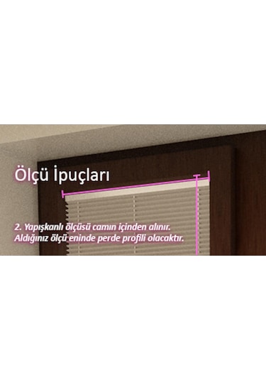 Pliper Yapışkanlı - Cam Balkon Plise Perde Seri 1