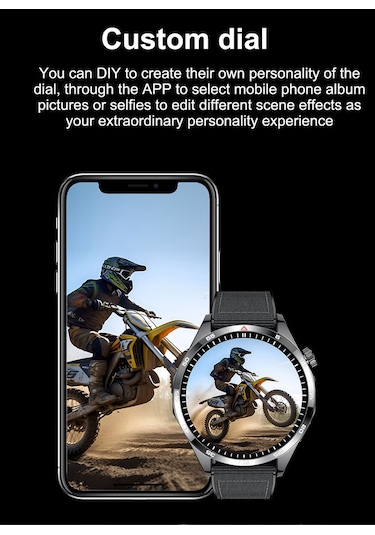 Leezsing GTS4/LT09 Çelik Kordonlu Akıllı Saat (İthalatçı Garantili)