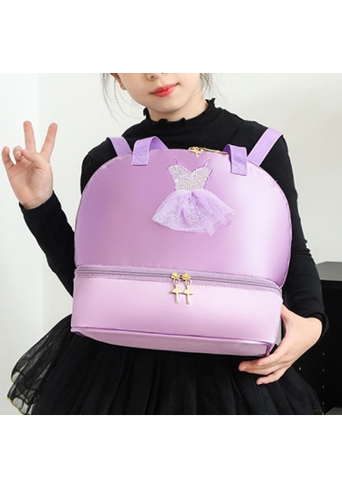 Suntek Bale Dans Sırt Çantası Sporları Seyahatleri İçin Mor