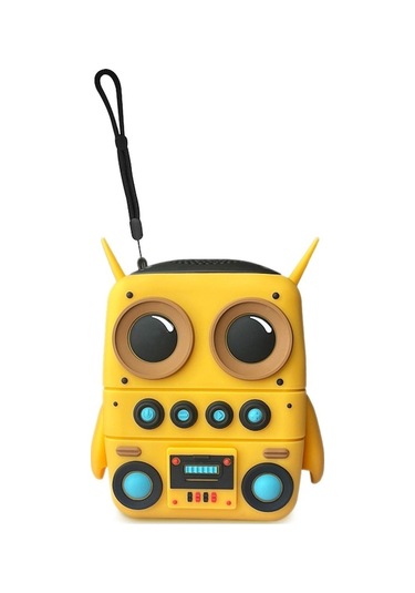 Fortunelane Sarı Ip65 Su Geçirmez Dışarıda Kullanım Bluetooth Hoparlör, Uzun Pil Süresi, Fm Radyo Ve Tf Kart Destekli, Taşınabil