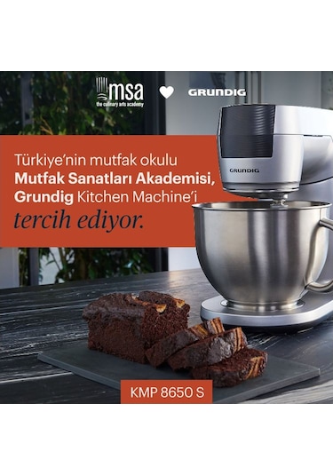 Grundig KMP 8650 S Kitchen Machine Mutfak Şefi