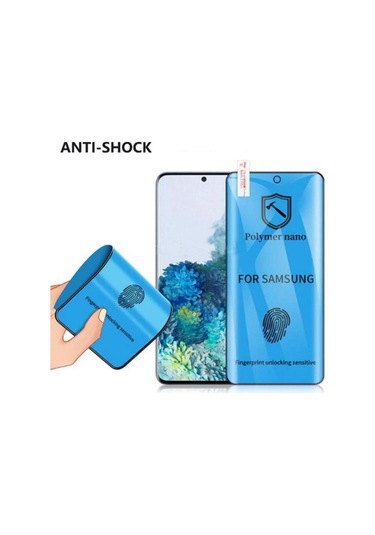 Samsung Galaxy S9 Plus Uyumlu Polymer Nano Tam Kaplayan Full Ekran Koruyucu