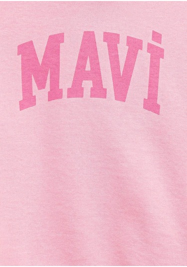 Mavi Loose Fit Pembe Kız Çocuk Sweatshirt M7s10147-70972 Pembe Mavi Loose Fit Pembe Kız Çocuk Sweatshirt M7s10147-70972 Pembe