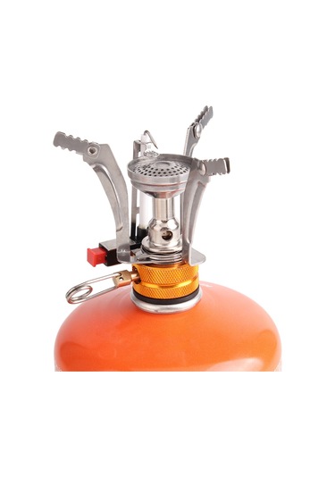 Monyee 3000w Güçlü Mini Çadır Ocağı, 8kg Yük Taşıma, Ateş Kontrol Kolu Ve Anti-kayma Desteği İle Adaptörler İçeren Sıcaklık Sağlayıcı Gümüş