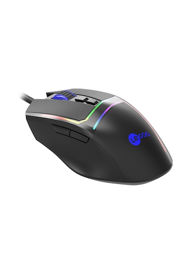 Lecoo MS106 Kablolu 3200DPI 7 Tuşlu RGB Gaming Optik Mouse Siyah