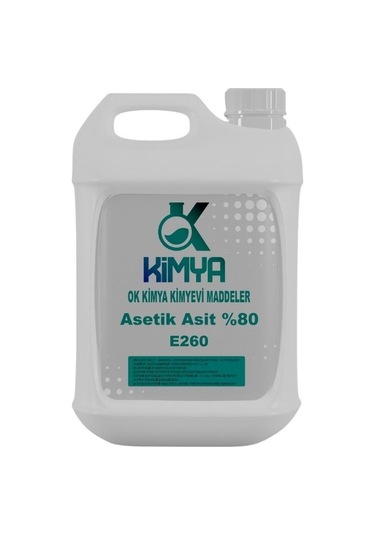 Ok Kimya Asetik Asit E260 %80 Sirke Ruhu 5 KG