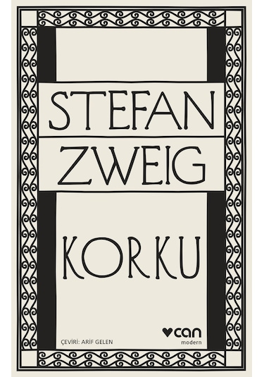 Korku - Can Yayınları - Stefan Zweig