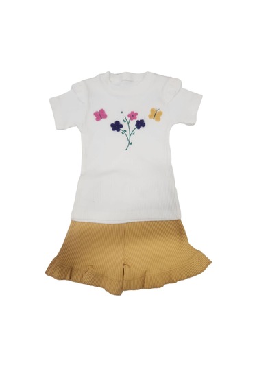 Babydoll 2li Takım Kiddyland Skate Sarı-11177 Sarı