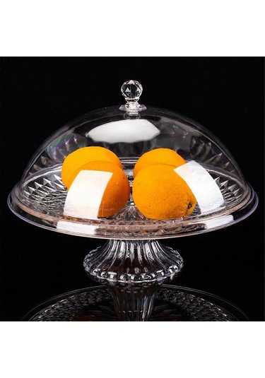 Kapaklı Taşınabilir Toz Geçirmez Kek Standı B Diğer