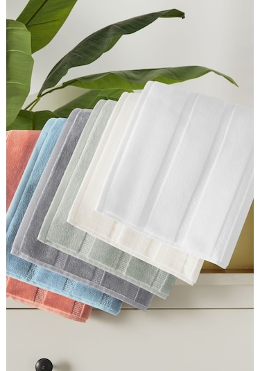 Özdilek Sadem Organik Stripe Banyo Paspası 60x100 Cm Krem