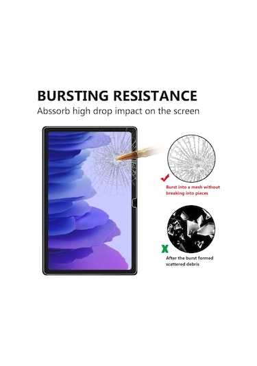 Samsung Galaxy Uyumlu Tab S6 Lite P610 Tablet Ekran Koruyucu Kırılmaz Nano Tam Kaplayan