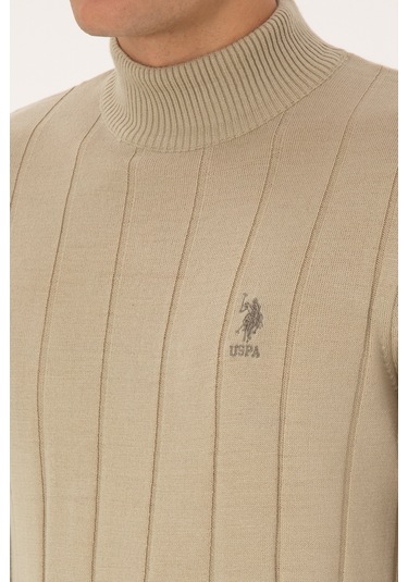 U.s. Polo Assn. Erkek Açık Haki Kazak /triko 50315019-vr183 Acık Hakı