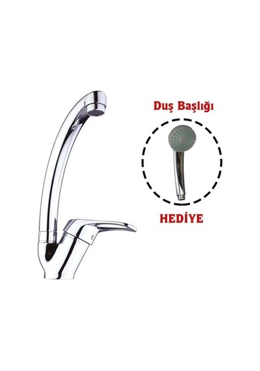 Mix Kuğu Mutfak Evye Batarya + Duş Başlığı Hediyeli Diğer