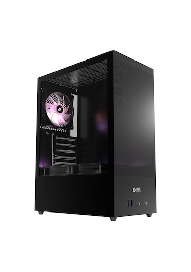 Hawk Gaming Hc310 600w Rgb Mesh Micro Atx Mini Tower Siyah Gaming Oyuncu Kasa