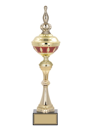 Odak Kupa - Figürlü Kupalar - Bowling / Labut Figürlü Kupalar Fg-064 A - 48 Cm Altın - Beyaz