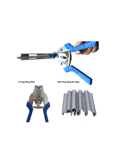 Skycity Kırmızı Kafes Tamir Aleti - M Tipi Çivi Klips Pensi 165mm 143g - Tavuk Köpek Kafesi Onarım Araçları