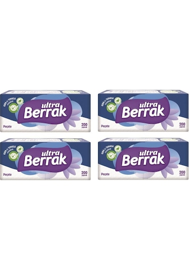 Berrak Peçete 4 x 200'lü