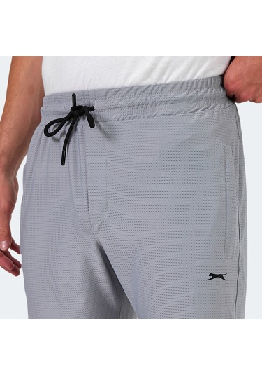 Slazenger OGNIA Erkek Cepli Fıtness Gri Şort