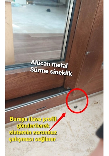 Pileli Sürgülü Katlanır Kapı Sineklik, Çift açılım