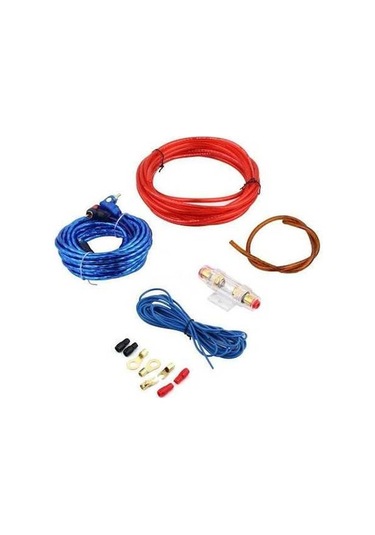 Novahub Araba Ses Sistemi Kiti - 8 Gauge Güç Amplifikatörü Montaj Teli - Subwoofer Ve Hoparlör İçin