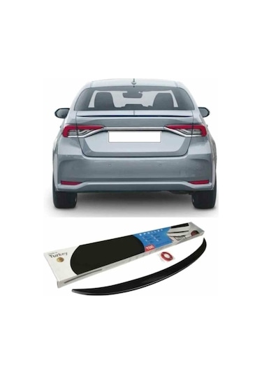 Toyota Corolla Spoiler Piano Black 2019-2023 Arası Modellere Uyumlu Sunplex