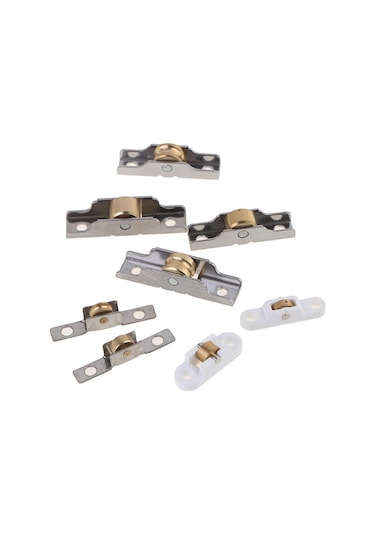 1 Adet Paslanmaz Çelik Pencere Kasnağı Sürgülü Kapı Makarası Koşucu Tekerlek Parça Kasnağı 4