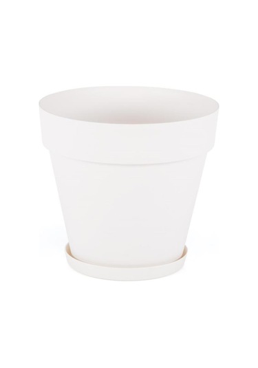 Omnipazar So-ys07 Yalı Saksı Tabaklı 46 Lt No 7 Beyaz 15001