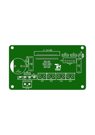 4 Kanal Stereo Amfi Devresi 4X49 Watt Ab Sınıfı Tda7386-Tda7388