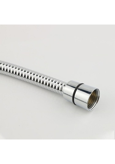 2m Paslanmaz Çelik Duş Hortumu Esnek Kırılmaz El Duşu Hortumu Musluk Sprey Hortumu Banyo El Bağlantı Borusu Deri Pedli Diğer