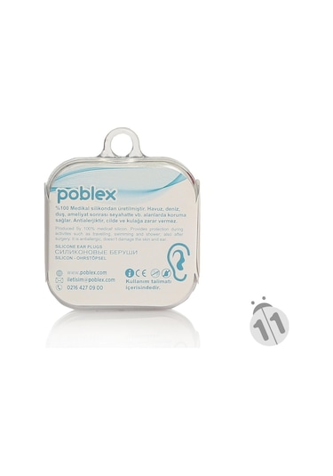 Poblex Silikon Kulak Tıkacı 4 Lü