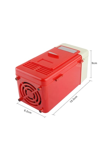 Sones Mini Usb Pc Buzdolabı İçecek / İçecek Kutuları Soğutma / Isıtma Kırmızı