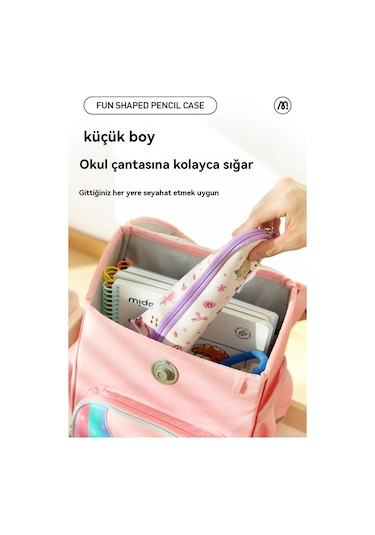 Tuomeng Kalem Kutusu, Öğrenci Kalem Kutusu, Tasarım, Güzel Görünümlü Kalem Kutusu, İlginç Şekilli Kalem Kutusu, Mor Md1349 Mor