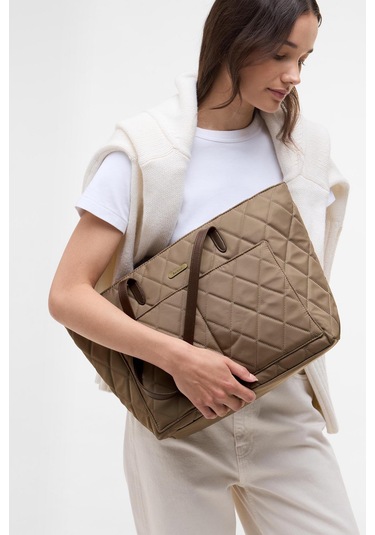 Barbour Quilted Tote Çanta Sn31 Sand Bej