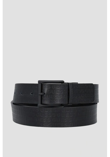 Guess Access Erkek Siyah Ayarlanabilir Çift Taraflı Deri Kemer Bm7820p5335-bla Siyah