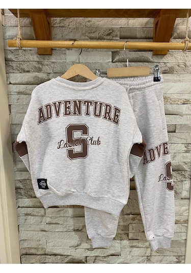 Lacıel Parıs Advanture Sport Çocuk Eşofman Takım Krem